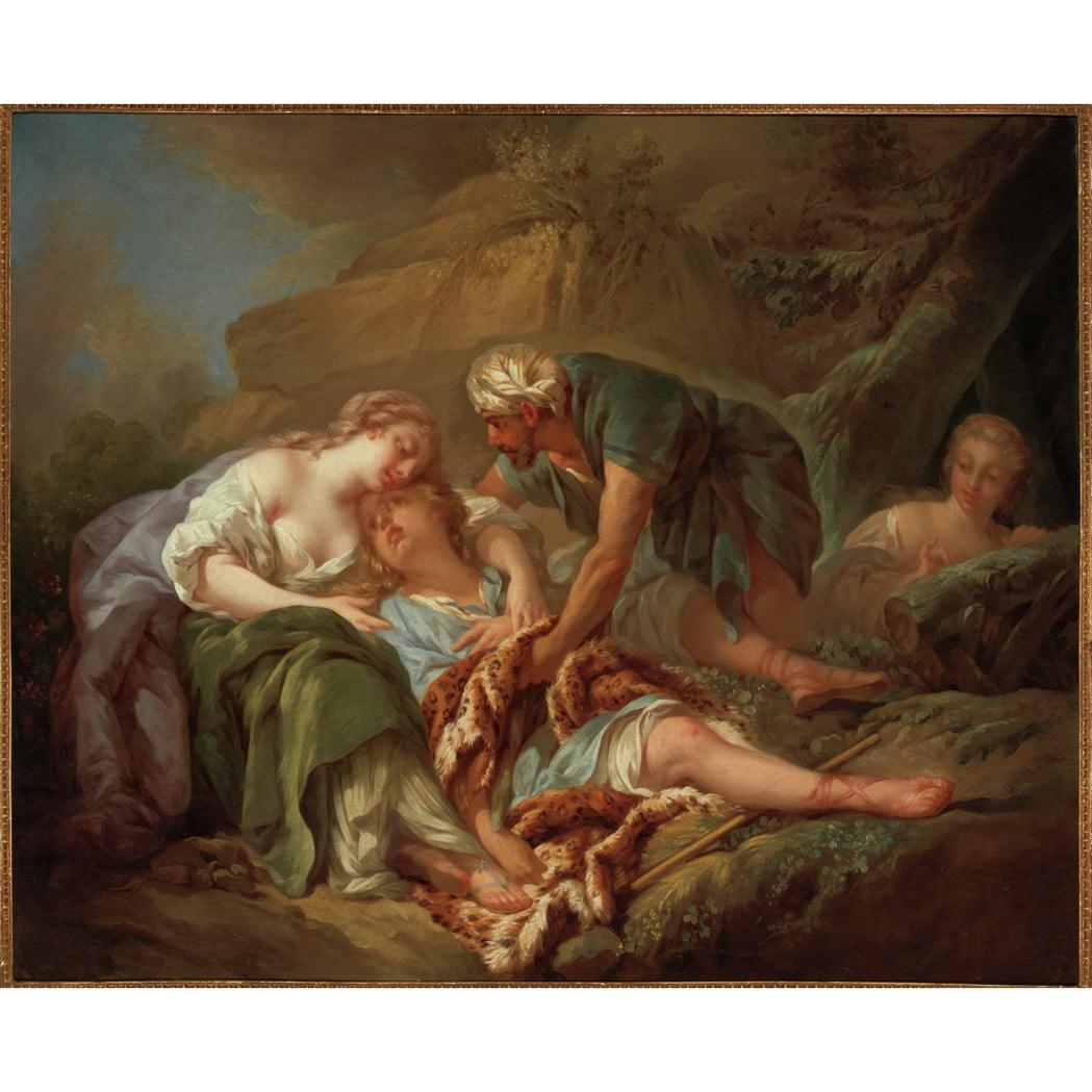 Aminta Brought Back to Life in the Arms of Sylvia by François Boucher