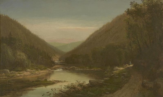 George Hetzel | Figures on the Conemaugh River | MutualArt