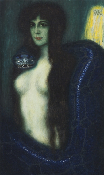 DIE SÜNDE (THE SIN) by Franz von Stuck