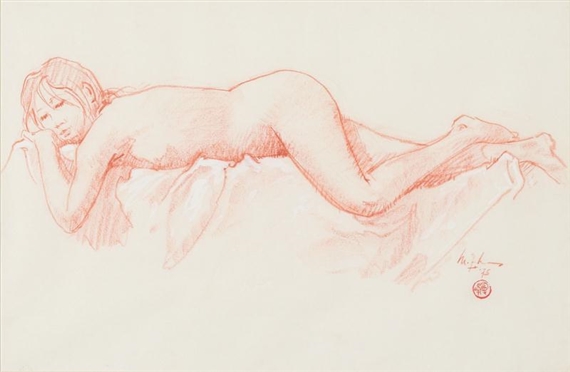 Nude by Lee Man Fong, 1975