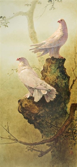 Doves by Lee Man Fong