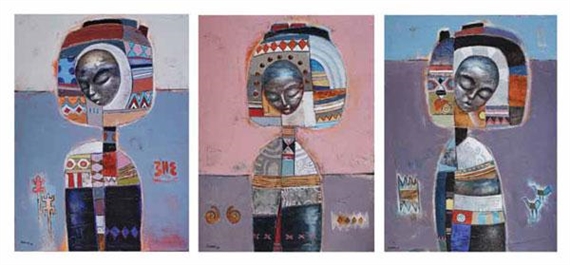 THE PARADE II (OMOGE SERIES) by Segun Aiyesan, 2014