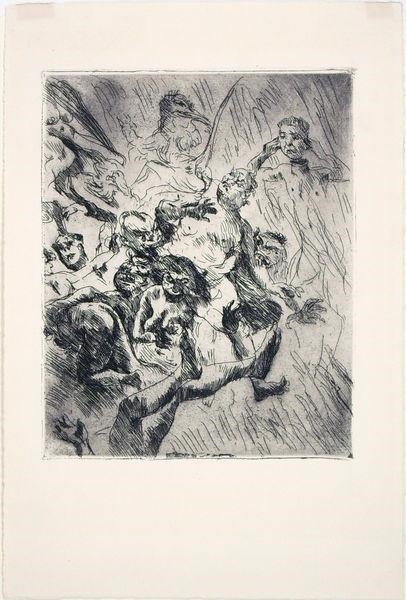 In der Hölle by Lovis Corinth, circa  1915