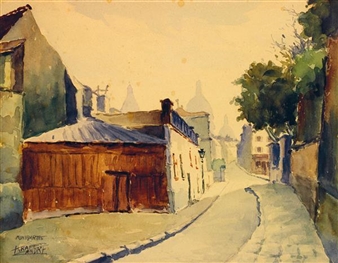 Ruelle de Montmartre - André Krafft