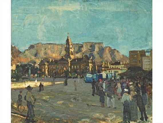 Grand Parade, Cape Town by Clement Serneels, 1945