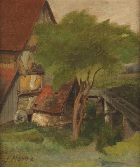 Bauerngehöft bei Ekensund by Jacob Nöbbe, 1900