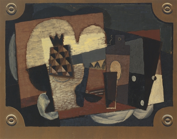 NATURE MORTE À L'ANANAS by Louis Marcoussis, 1920