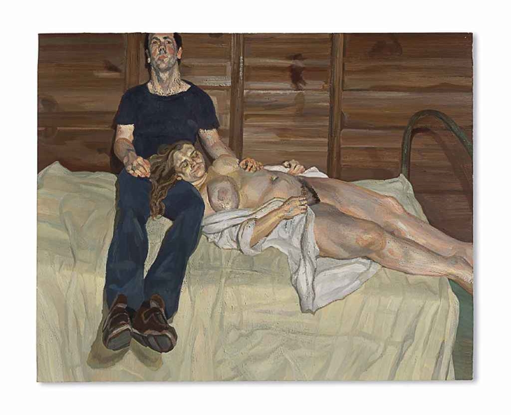 Julie and Martin by Lucian Freud, 2001