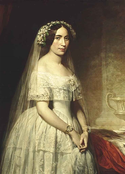 The bride by Thomas Francis Dicksee, 1849