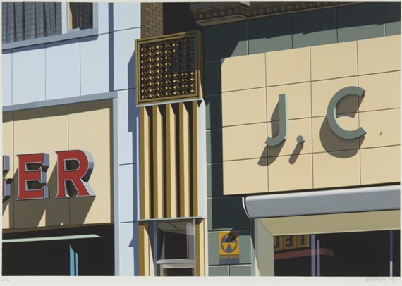 J.C. by Robert Cottingham, 1982