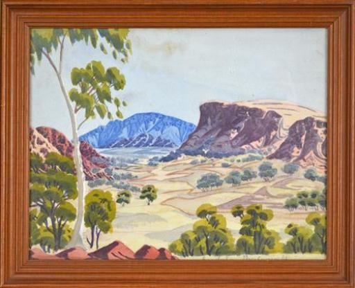 Central Australian Landscape by Cordula Ebatarinja