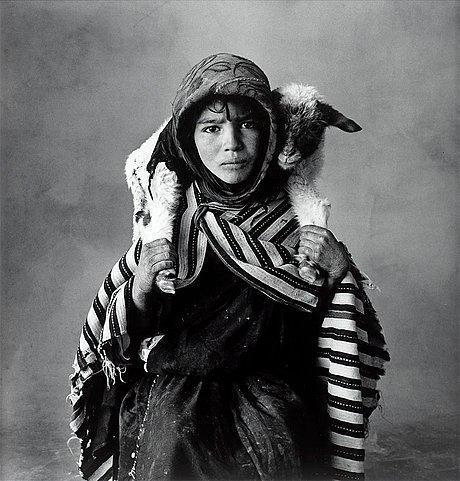 Young Berber Shepherdess, Morocco by Irving Penn, 1971