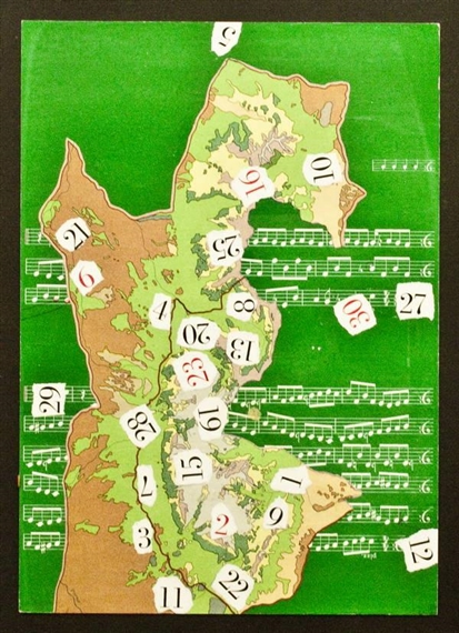 Partiture by Jiří Kolář, 1961-1963