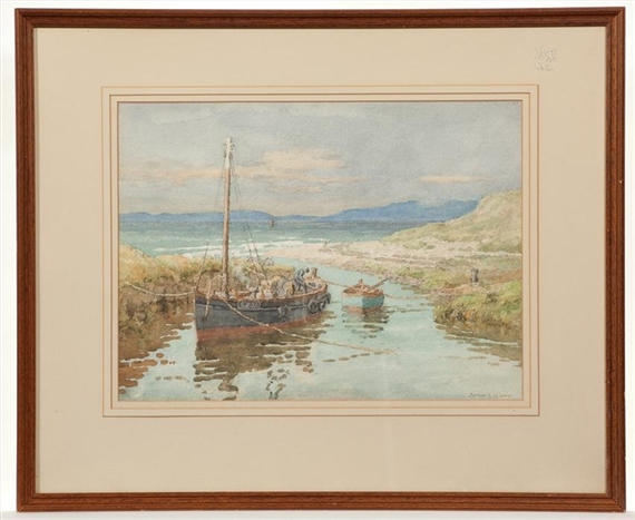 LOBSTER BOAT, BLACKWATERFOOT by Arthur A. Cowan