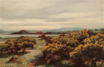 INCHOLM FROM ABERDOUR - Hugh Allan