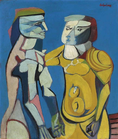 Two Figures by Robert Colquhoun