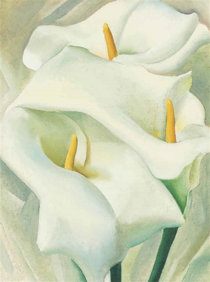 Calla Lilies by Georgia O'Keeffe, 1924