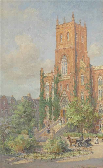 Hunter College by Colin Campbell Cooper, circa 1919