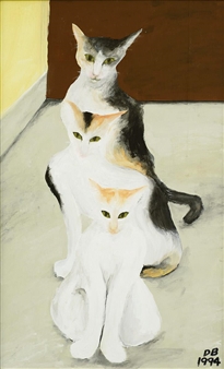 TIGA KUCING (THREE CATS) - Dzulkifli Buyong