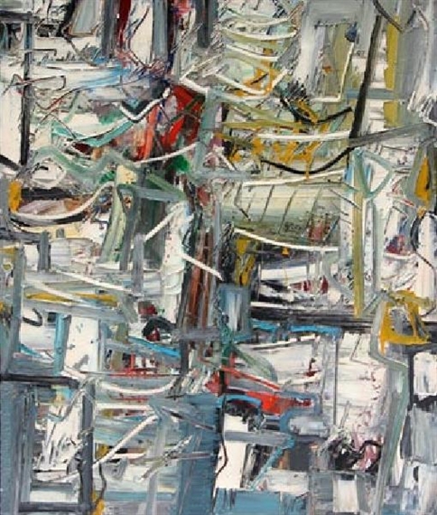 Paesaggio ceruleo by Piero Ruggeri, 1977