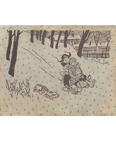 Winter by Vladimir Dubossarsky, 1995