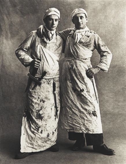 BOUCHERS by Irving Penn, 1950, printed 1976