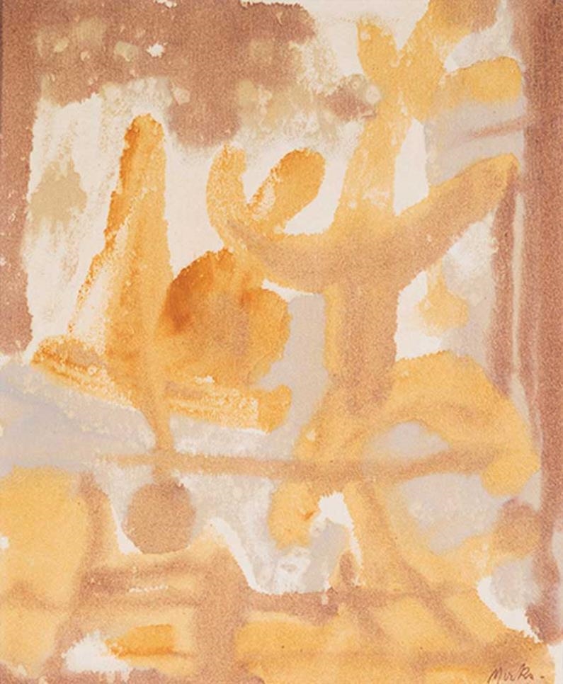 Artwork by Mirko Basaldella, Composizione, Made of Oil on paper