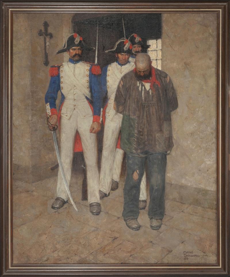 Mead Schaeffer The Candlesticks, Les Misérables book cover