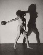Woman and shadow with ball by Josef Vetrovsky, circa 1940