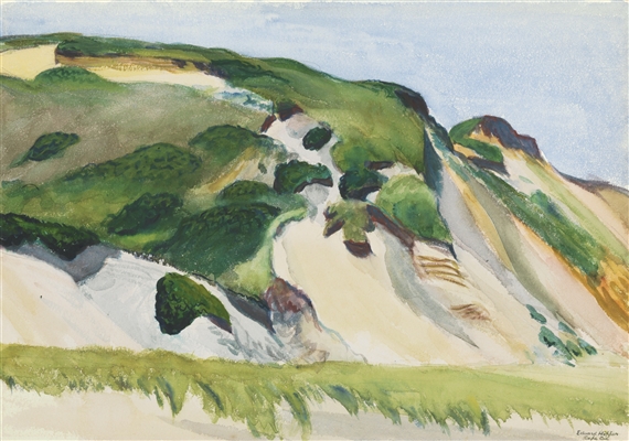 DUNE AT TRURO by Edward Hopper, 1930