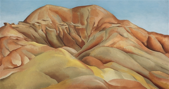 ON THE OLD SANTA FE ROAD by Georgia O'Keeffe, 1930-1931