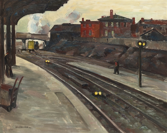 TRENTON PLATFORM by John Fulton Folinsbee, 1929