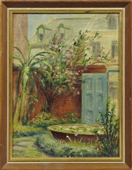 New Orleans Courtyard - Manuel Runyan