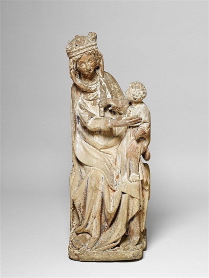 Thronende Muttergottes by French School, 15th Century, 1460-1480