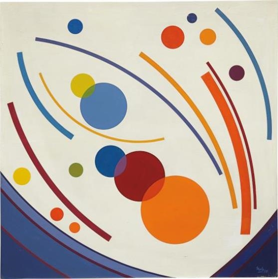 Ritmos circulares No. 42 by Juan Melé, 1973