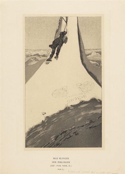 Der Philosoph by Max Klinger, circa 1885