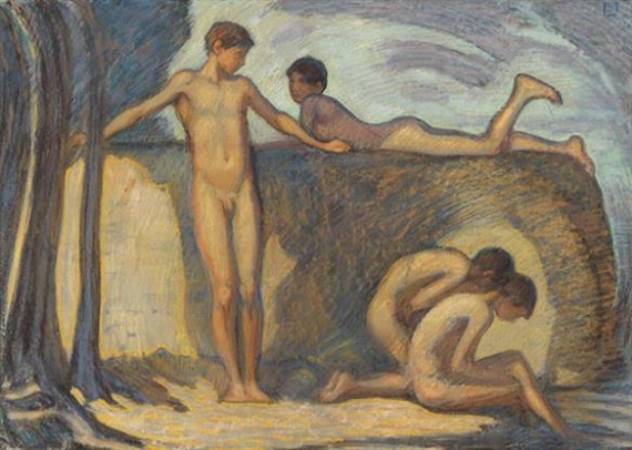 Badende Knaben by Ludwig von Hofmann, circa 1912
