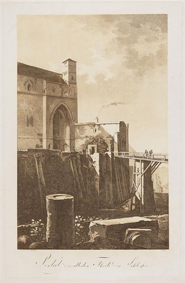 Marienburg: Portal des ältesten Theils des Schlosses by Johann Friedrich Frick, 1802/1803