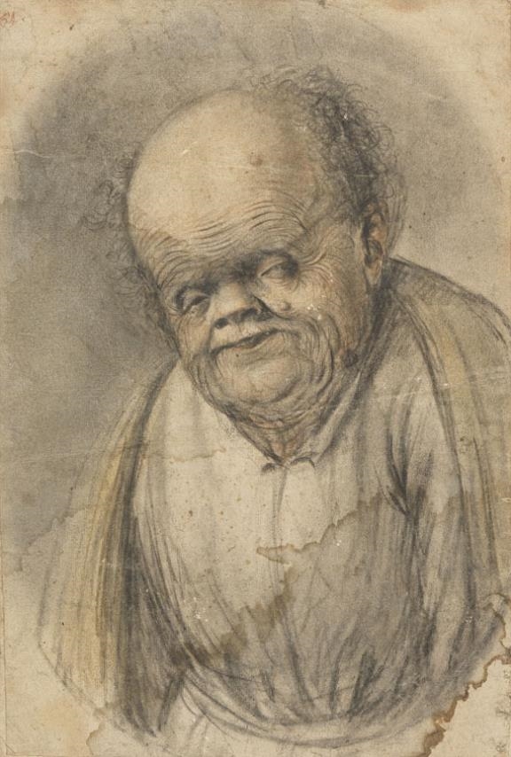 Artwork by Nicolas Lagneau, Umkreis - Der Schelm, Made of Chalk drawing