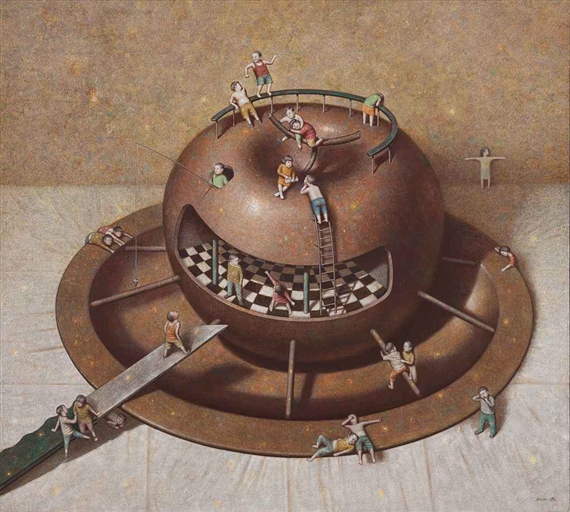 Liu Hong Wei | Bronze Apple (2008) | MutualArt