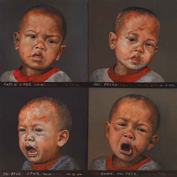 Dia Menatapku #3 (He Looked at Me #3) by Gusti Agung Mangu Putra, 2010