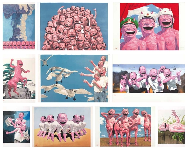 Yue Minjun Fighting MutualArt