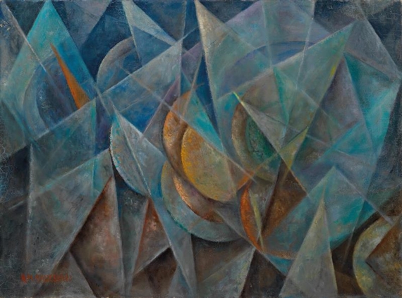 Dinamismo di forme by Roberto Marcello Baldessari, circa 1915