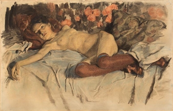 MÄDCHENAKT - Johanna Kampmann-Freund