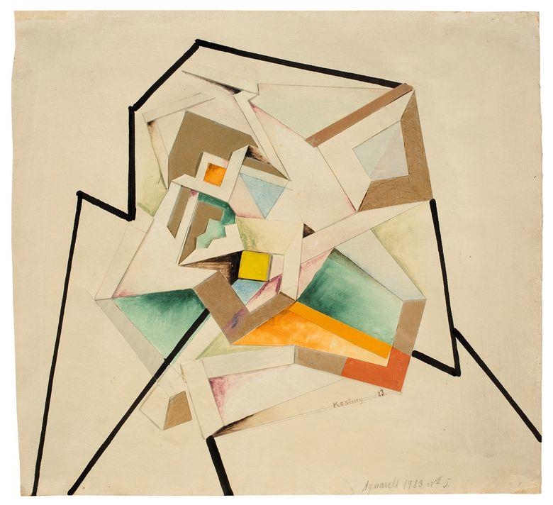Edmund Kesting | DIAGONAL BETONT (1923) | MutualArt