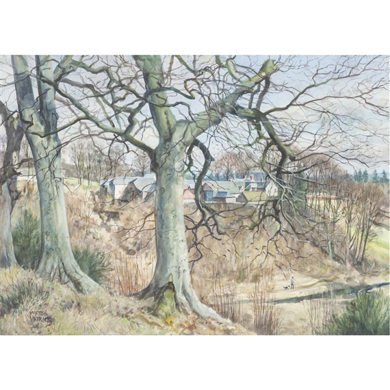 CASTLE MILL, ROSSIE PRIORY by James McIntosh Patrick‏