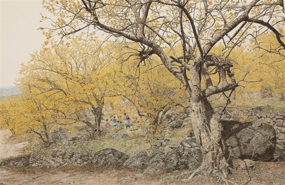 Spring Picnic by Choi Yeong-Geol, 2008