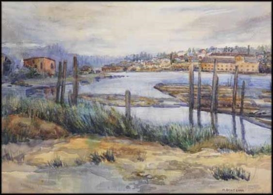 Songhees Reserve, Victoria, BC by Emily Carr, circa 1906
