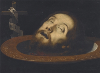 THE HEAD OF SAINT JOHN THE BAPTIST - Daniele Crespi