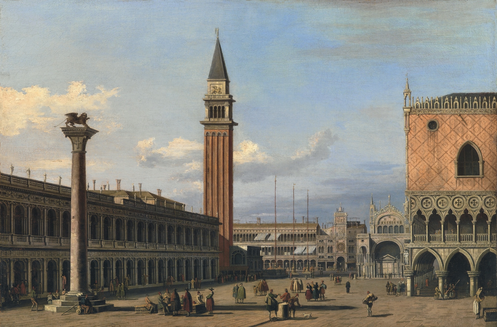 Chilone Vincenzo VENICE, A VIEW OF THE PIAZZETTA MutualArt